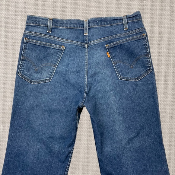 Vtg Levi’s 517 Bootcut Orange Tab Jeans Men’s 38x30 - 70s 80s - Picture 5 of 10